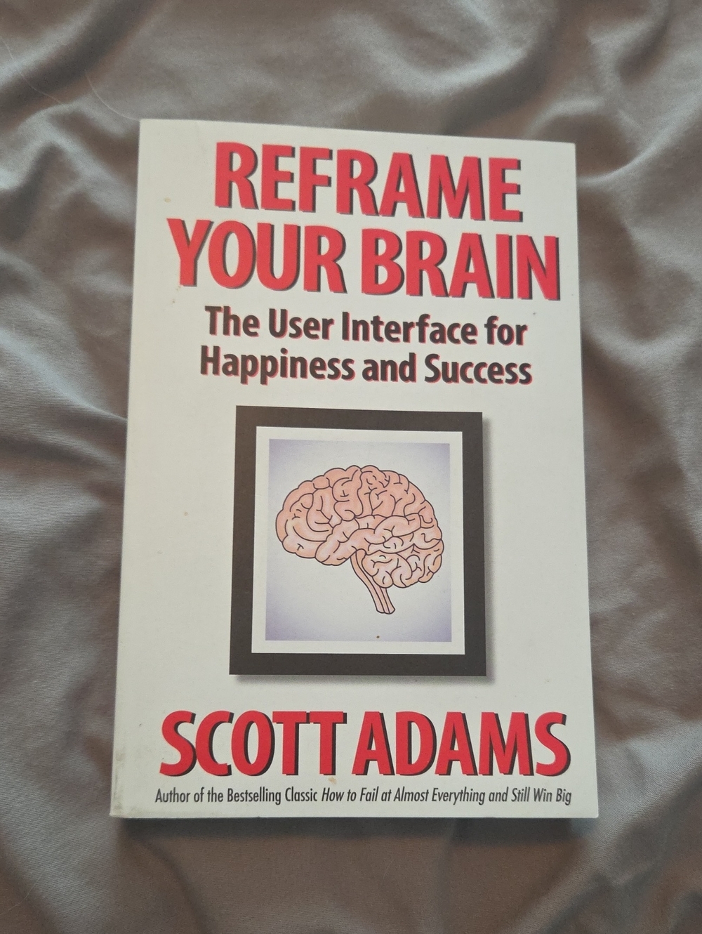 Reframe Your Brain - White and Pink Cover